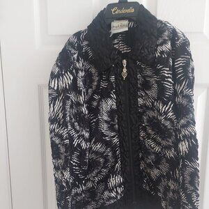 JOSEPH RIBKOFF  Mediam  JACKET BLAZER with zipper